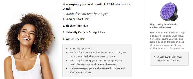 HEETA Hair Scalp Massage Solution Coupons Amazon